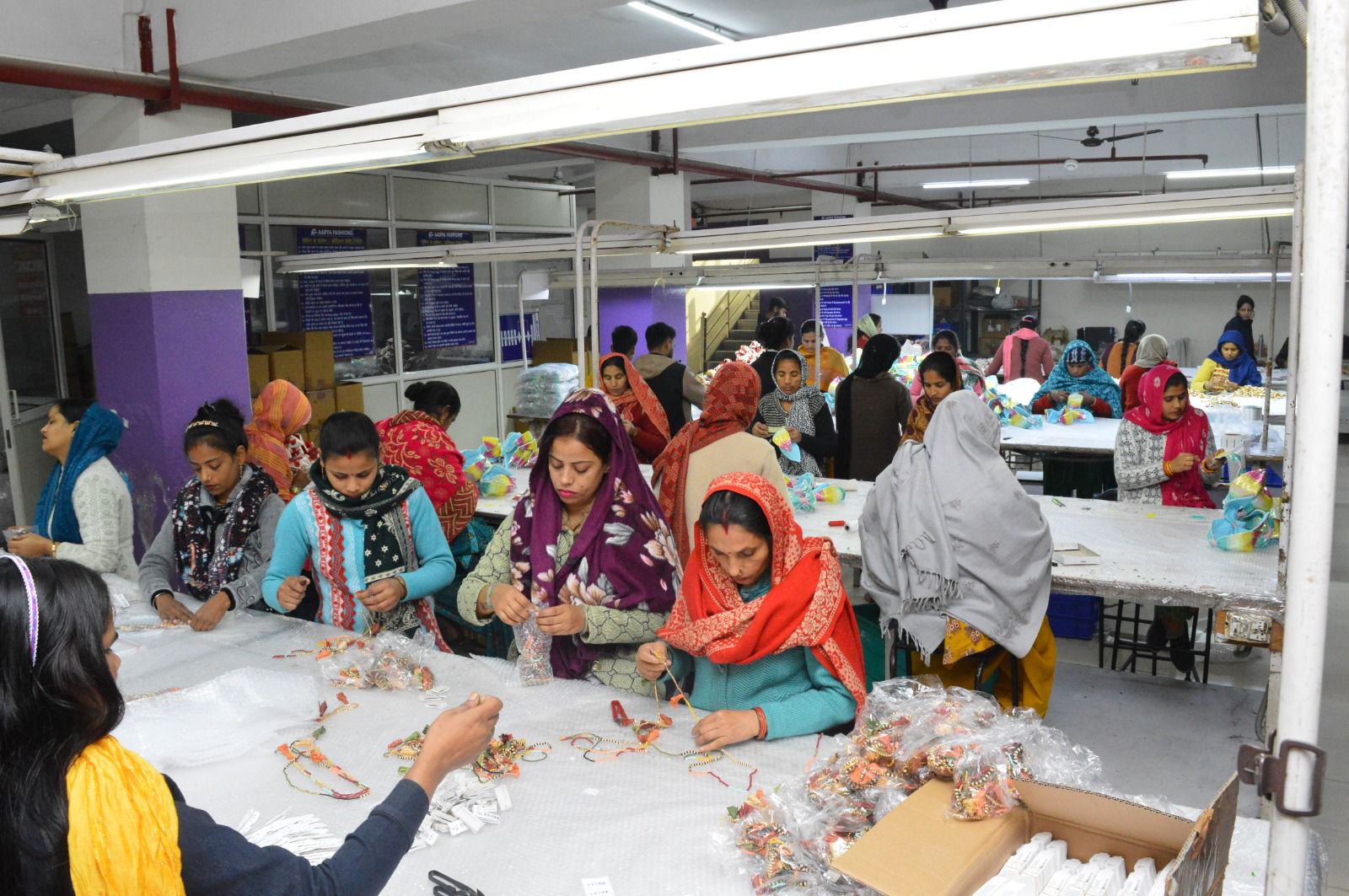 Khushboo Singh with handcrafted products